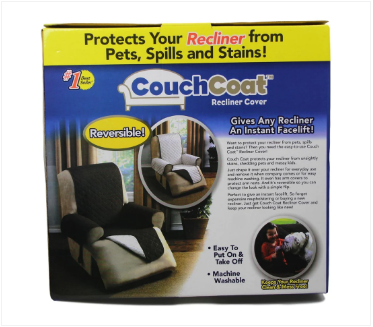 Coach Coat Reversible Recliner Cover Protect Your Recliner 23'' x 21'' x 49''
