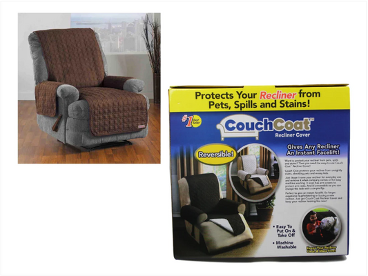 Coach Coat Reversible Recliner Cover Protect Your Recliner 23'' x 21'' x 49''