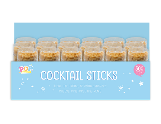 Cocktail Sticks - 500 Pack (With PDQ)