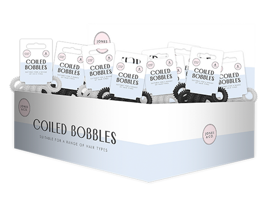 Coiled Hair Bands - 6 Pack (With PDQ)