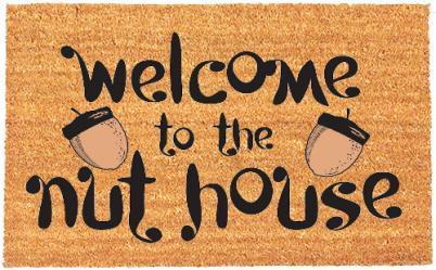 Coir Door Mat Welcome To The Nut House