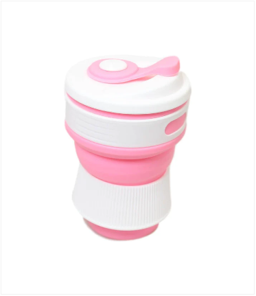 Collapsible Coffee Cup Hot Drink Cup Silicone Convenient and Portable 350ml