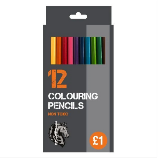 Colouring Pencils Pack of 12 Assorted Colours