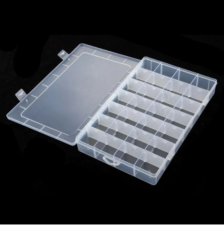 Compartment Storage DIY Sewing Crafts Tablet Storage Box