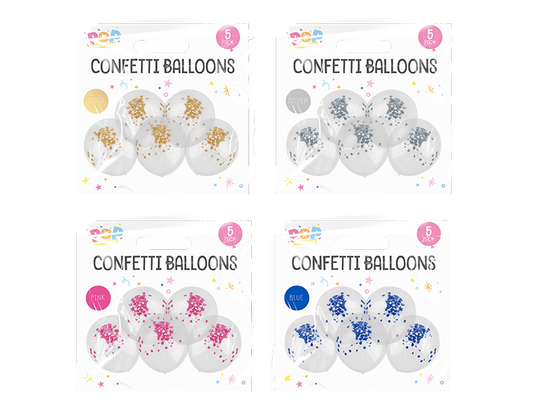 Confetti Balloons 5pk