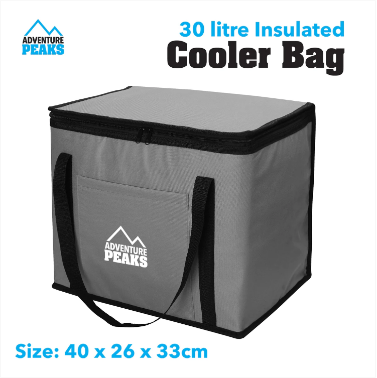 Cooler Bag 30L 40 x 26 x 33 cm Grey