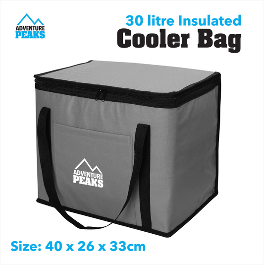 Cooler Bag 30L 40 x 26 x 33 cm Grey