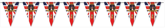 Coronation "His Majesty King Charles III" Bunting 3 Metres King Charles III