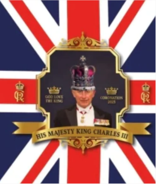 Coronation "His Majesty King Charles III" Traditional Union Jack Paper Cups Pack of 8