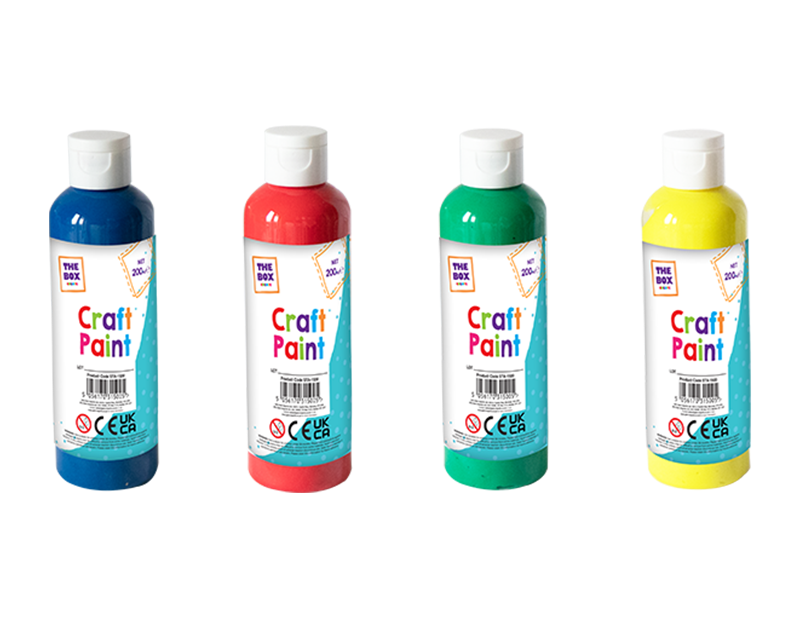 Craft Paint 200ml With PDQ