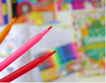 Cre8 Washable Fibre Pens Pack of 12 Assorted Colours