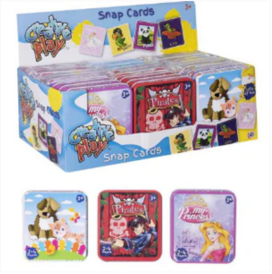Creative Play Snap Cards In Tin