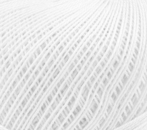 Crochet Cotton White Ball Yarn Embroidery Tatting Thread Art And Craft Approx 200m