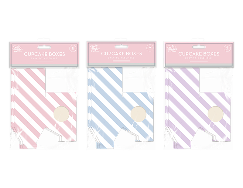 Cupcake Boxes - 6 Pack