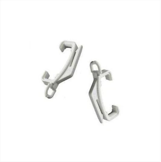 Curtain Rail Glider Hooks White/Silver Curtain Hooks Home Diy