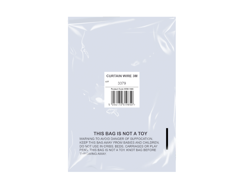 Curtain Wire In Mailing Bag 3m