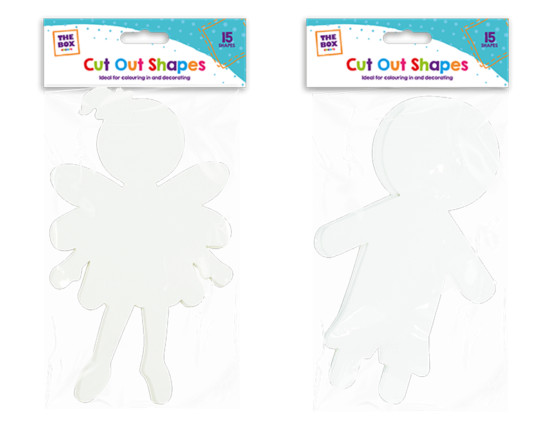 Cut Out Craft Shapes - 15 Pack