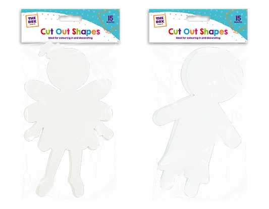 Cut Out Craft Shapes - 15 Pack