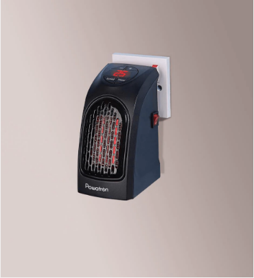 DGI Powatron Plug In Heater 400W 12.4 x 16.05 x 8.55 cm