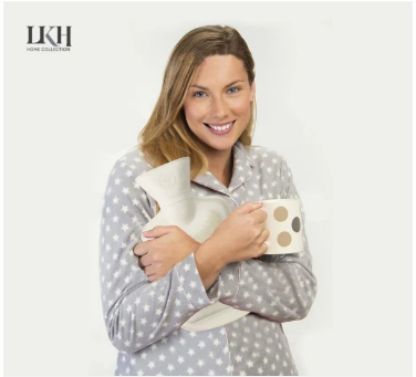 DGI Rubber Hot Water Bottle 1.0L 26 x 15cm