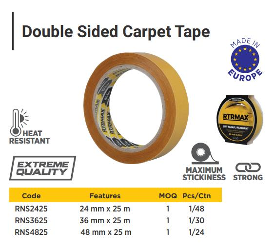 DOUBLE SIDED TAPE 48MM*25MT "RTR"