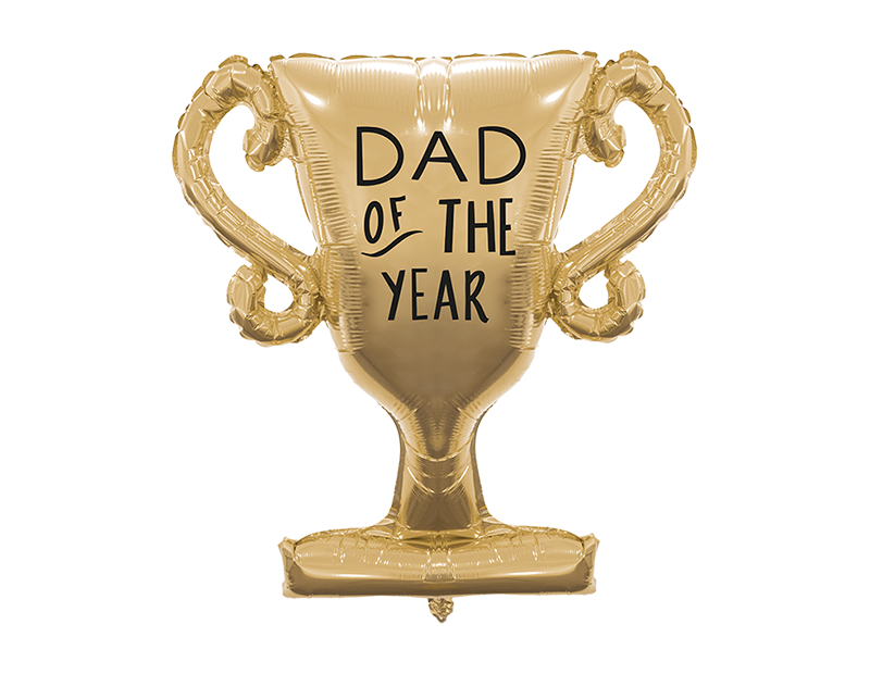 Dad Trophy Foil Balloon 34" x 26"