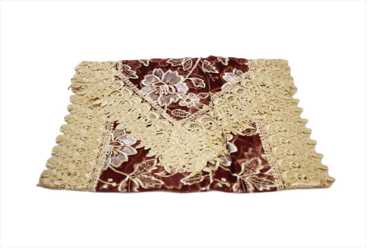 Decorative Polyester Traditional Moroccan Lace Floral Table Cloth Cover Runner Christmas 40 x 180 cm Assorted Colours and Designs