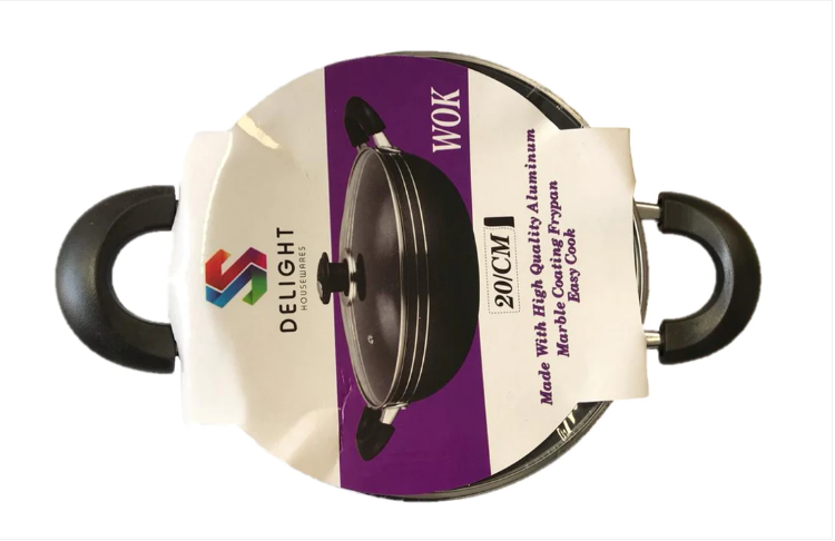 Delight Housewares Stockpot Pan with Lid 20 cm