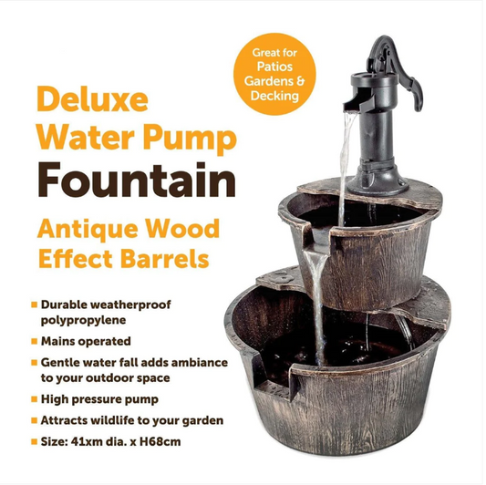Deluxe Water Feature Fountain Garden Decoration