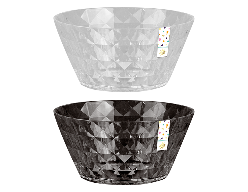 Diamond Plastic Bowl Dia 15cm