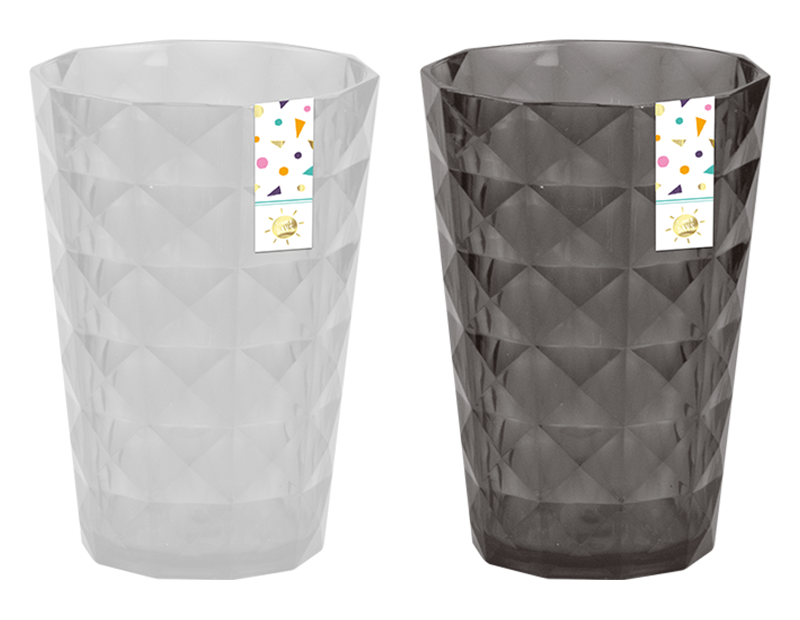 Diamond Plastic Tumbler 12cm