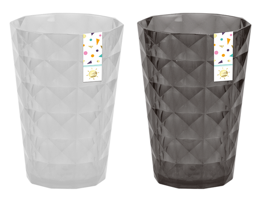 Diamond Plastic Tumbler 12cm