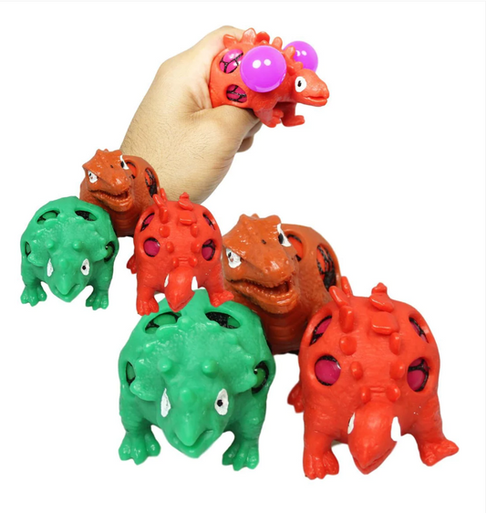 Dinosaur Children's Squishy Soft Toy Stress Relief 3 Colours Available 7cm