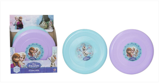 Disney Frozen Elsa/Anna Olaf Childrens Flying Disks Blue/Purple