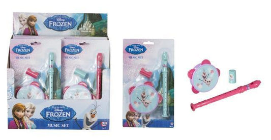 Disney Frozen Music Instrument Set Includes Whistle Flute & Tambourine