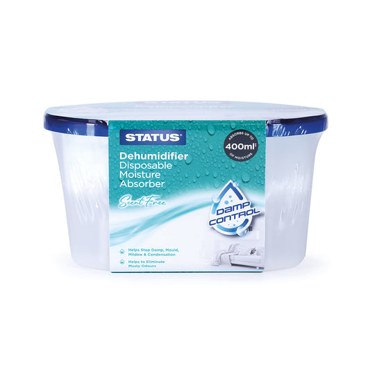 Disposable Dehumidifier Moisture Absorber - 180g - 400ml - Scent Free - 1pk shrink wrapped