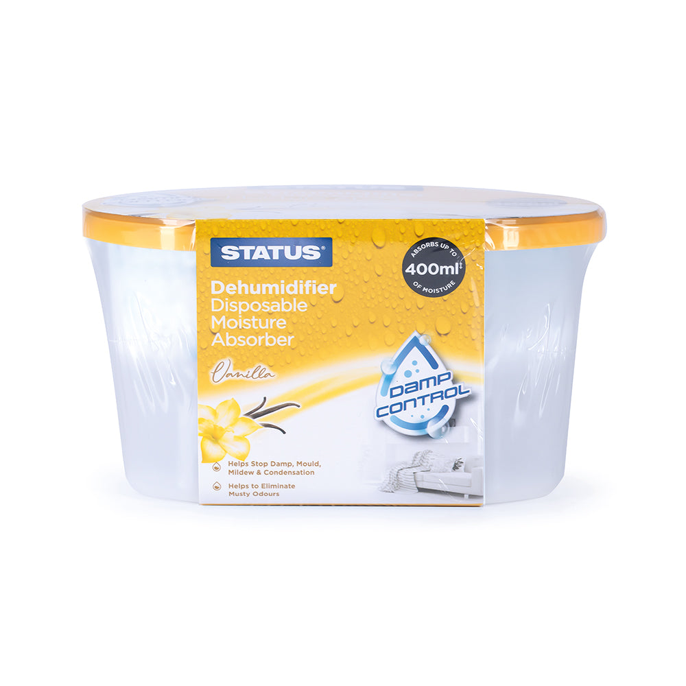 Disposable Dehumidifier Moisture Absorber - 180g - 400ml - Vanilla - 1pk shrink wrapped