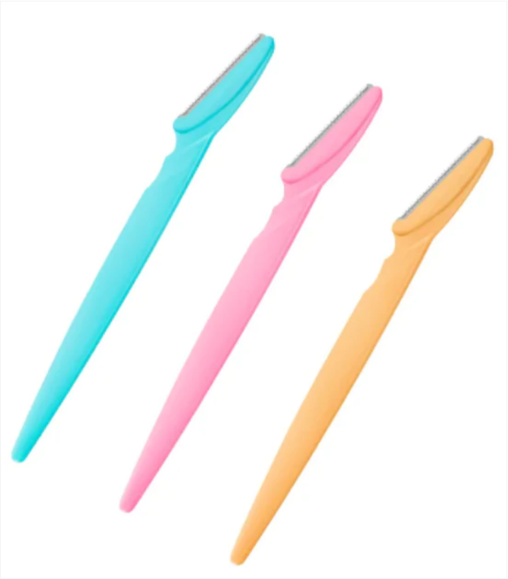 Disposable Eyebrow Razor Trimmer Pack of 3 14.5 cm