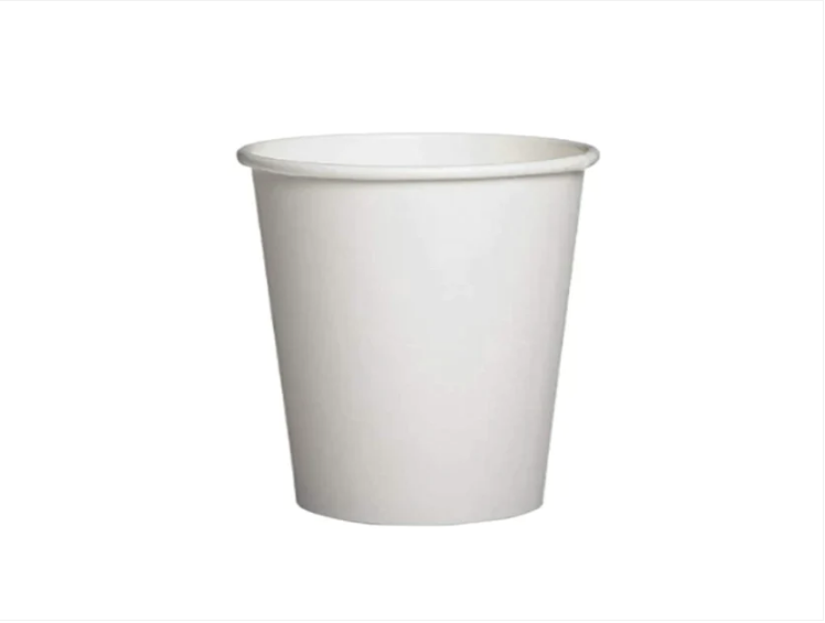 Disposable Paper Drinking Cups Pack of 50 6oz White