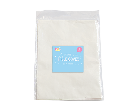 Disposable Paper Tablecloths - 3 Pack