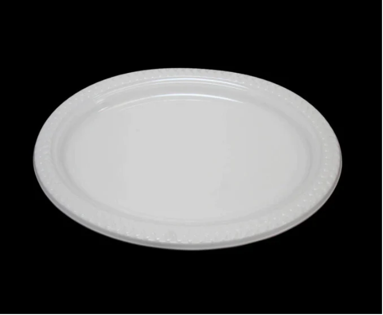 Disposable Plastic Plates 10" Pack of 8