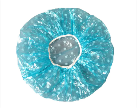 Disposable Plastic Shower Cap Pack of 6