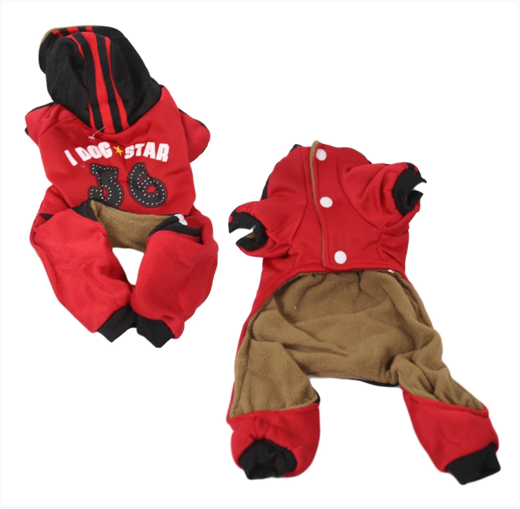 Dog Jacket Warm Winter Soft Dog Jacket Vest 18cm-20cm Chest