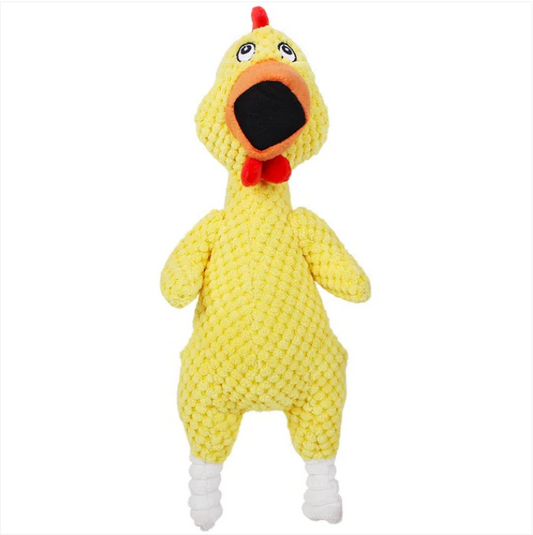 Dog Pet Soft Toy Chicken 33 cm Assorted Colours