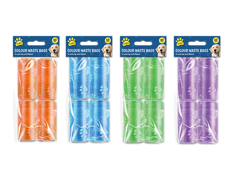 Dog Poo Bags - 60 Pack