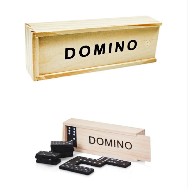 Domino Set In A Wooden Box