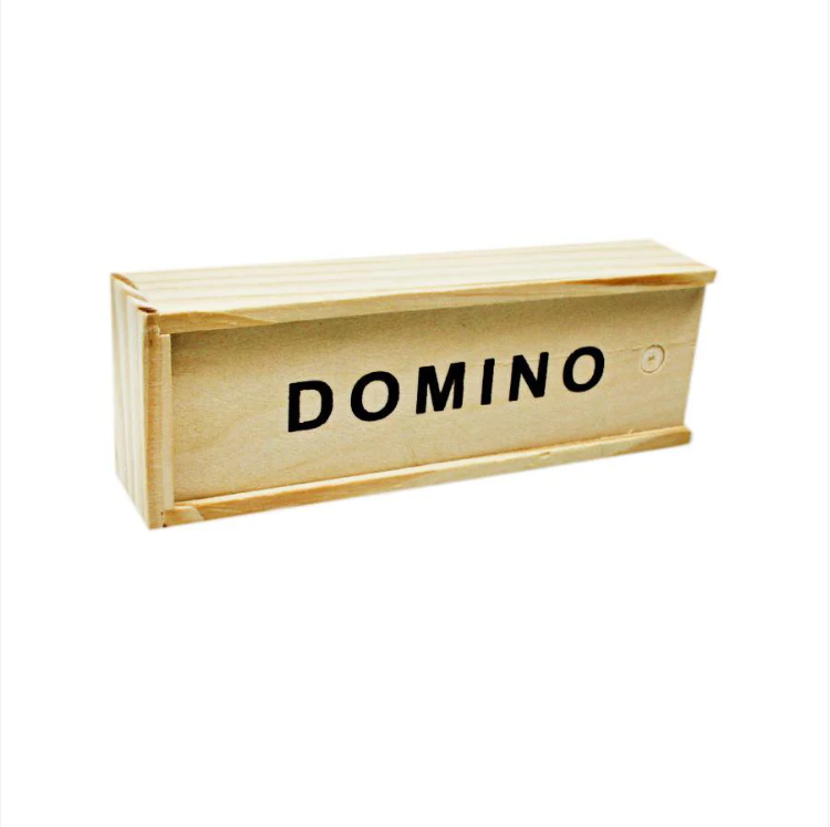 Domino Set In A Wooden Box