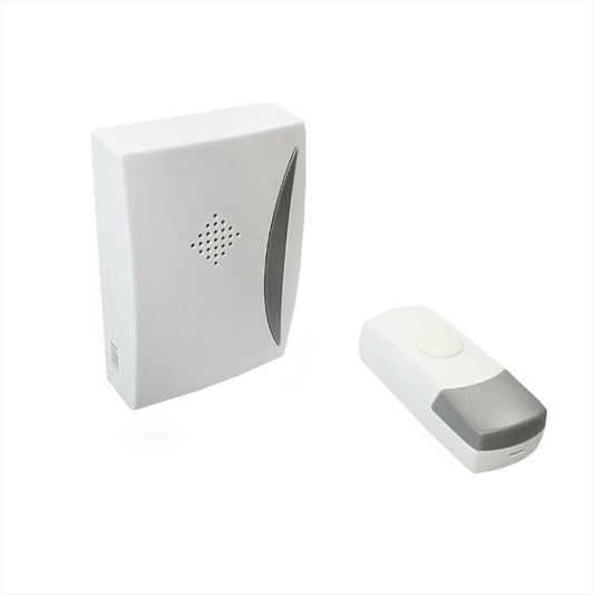 Door Chime Wire Free Wireless Chime Kit 25 Tunes Sounds Bell Battery Operated
