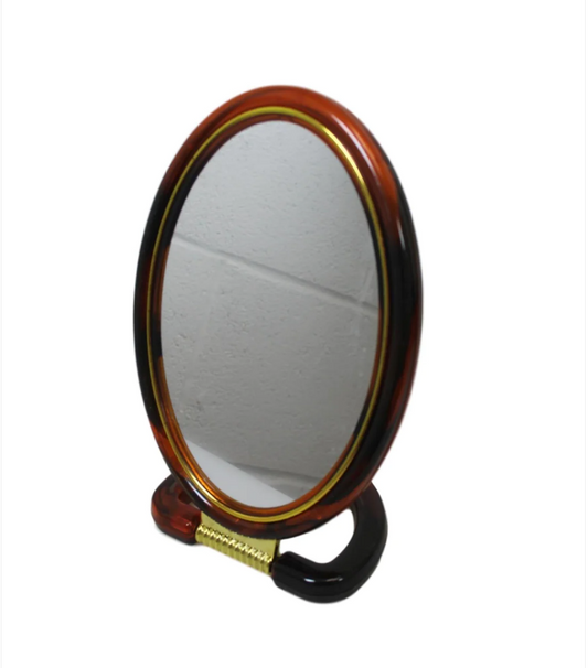 Double Sided Desk Stand Mirror One Side Magnifying One Side Regular 22cm