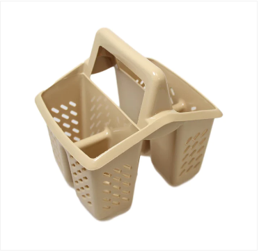 Dunya Basket Home Kitchen Sink Dish Cutlery Strainer Basket 4 Section 14cm x 10cm